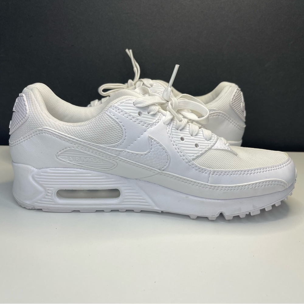 Nike Air Max 90 Shoes Casual White DH8010-100 Woman's Size 7.5 - Picture 6 of 9